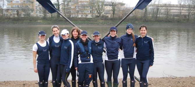 Three Wolfson Rowers in Tethys WeHORR VIII